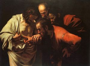 The Incredulity of Saint Thomas by Caravaggio