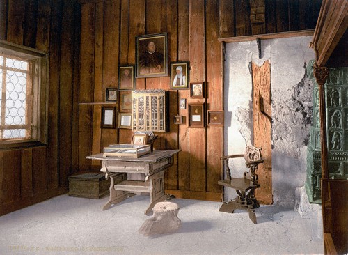 Martin Luther's room in the Wartburg Castle