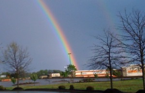 Rainbow over Jackson, Tennessee