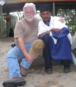 Ethiopian Orthodox monk near Addis Ababa