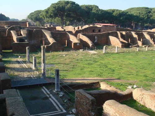 Baths of Neptune near Ostia, Italy