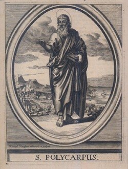 Polycarp of Smyrna preaching
