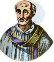 Linus, supposed by the RCC to be the 1st pope after Peter